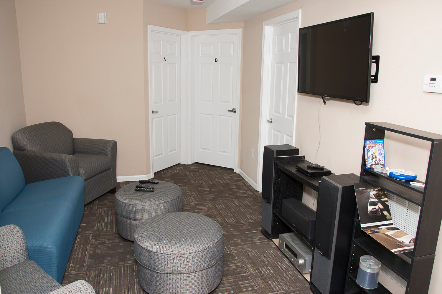 University Apartments - Living Room