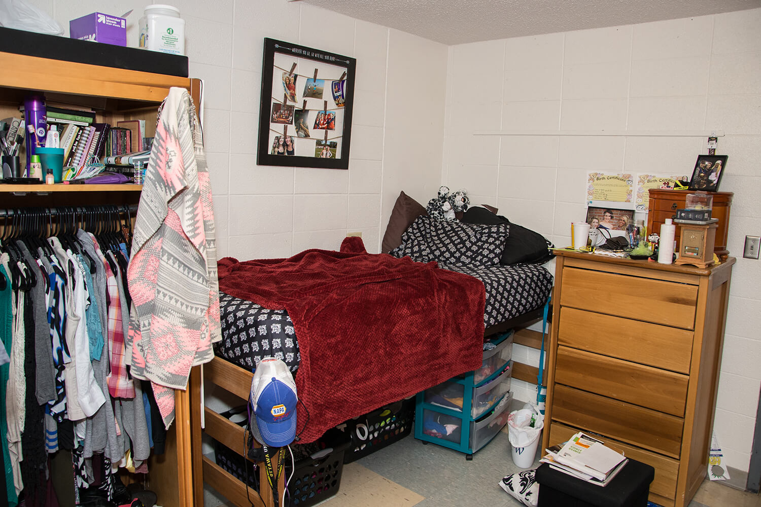 Brown Hall Bedroom